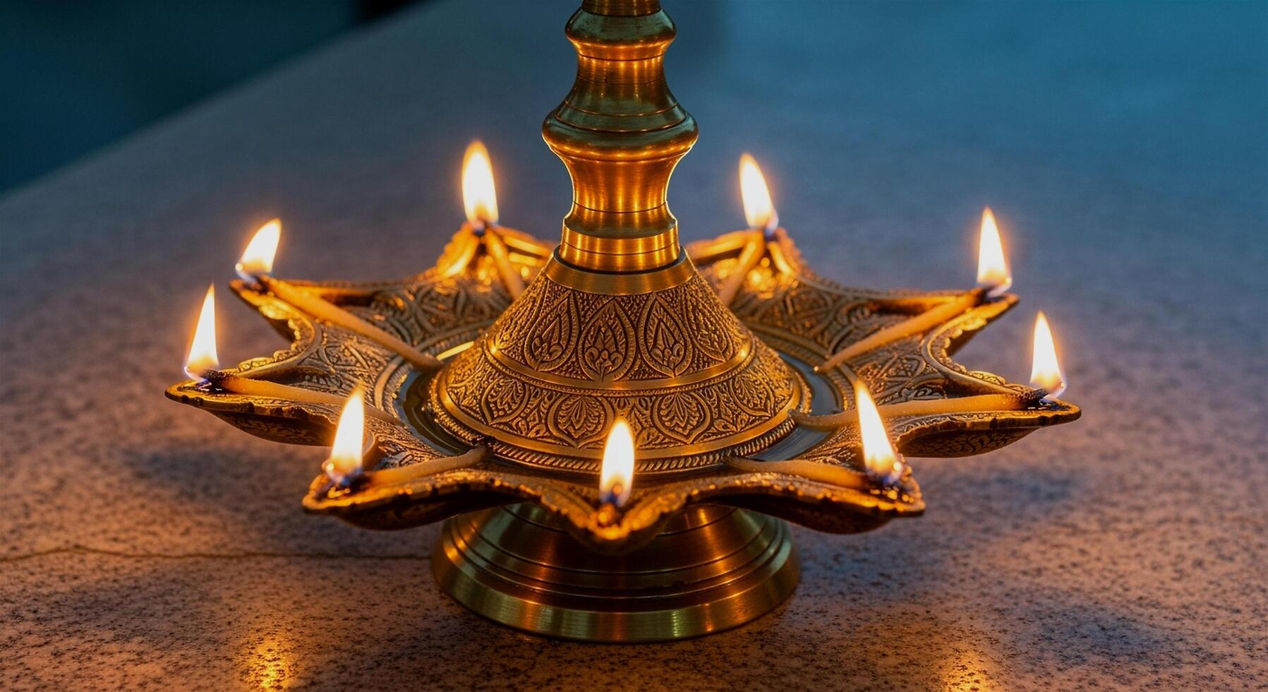 Oil Lamp Lighting Ritual